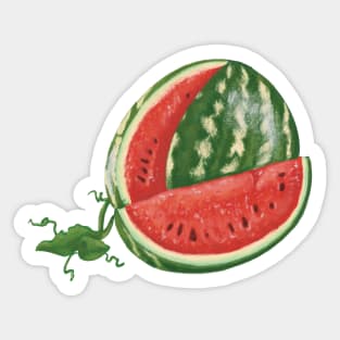 Juicy Watermelon Slice Sticker